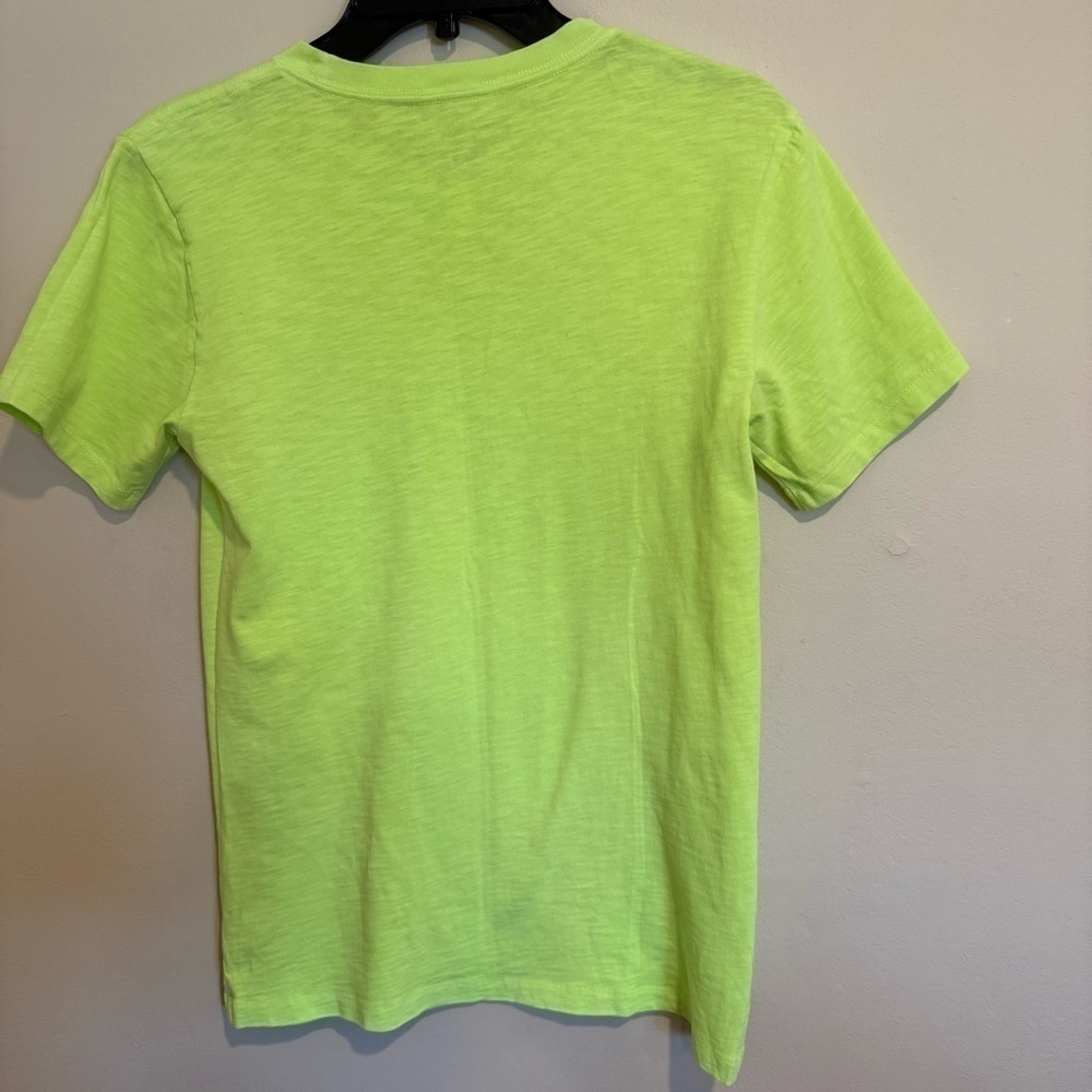 Crewcuts 100% Cotton Active Yellow Kids' Short-Sleeve Jersey Pocket Tee size 14 - Picture 2 of 4